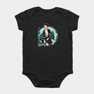 demon slayer - tanjiro Baby Bodysuit